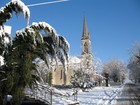 L'eglise sous la neige