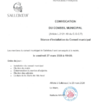 INSTALLATION DU CONSEIL MUNICIPAL