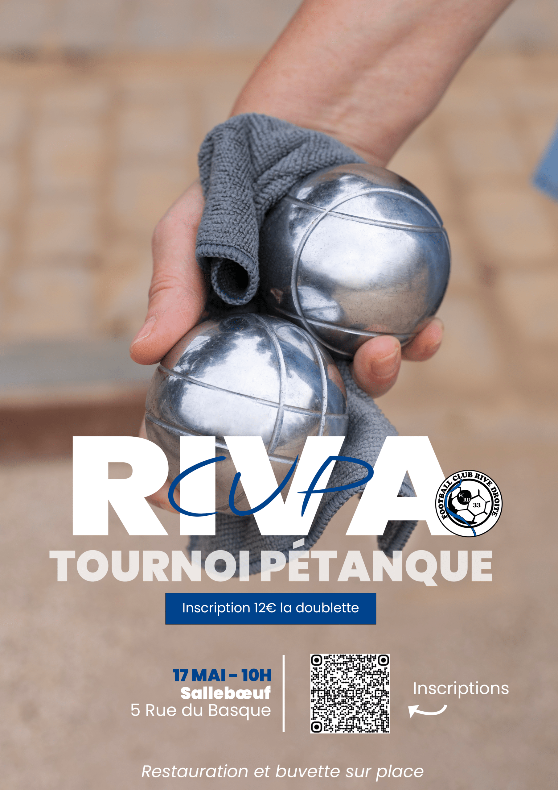 Tournoi de Pétanque Football Club Rive-Droite