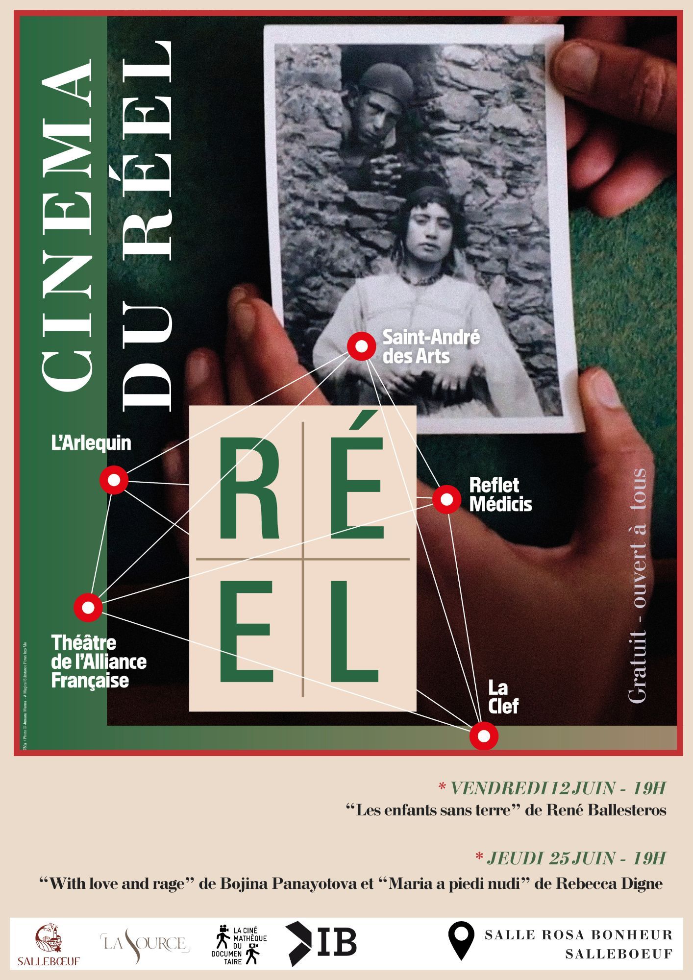 LE CINÉMA DU RÉEL : MÉDIATHÈQUE DE SALLEBOEUF