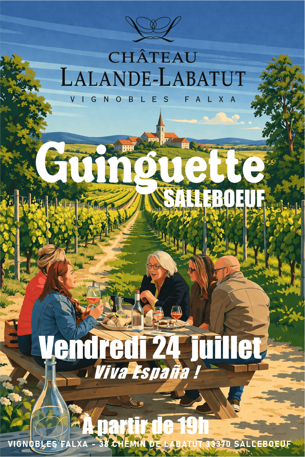 GUINGUETTE VIVA ESPAGNA AU CHÂTEAU LALANDE-LABATUT