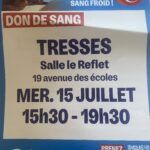 DON DE SANG À TRESSES